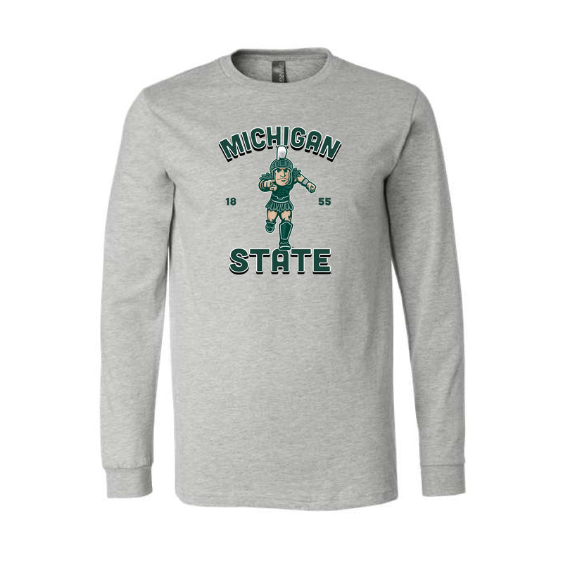 The Michigan State | Athletic Heather Long Sleeve