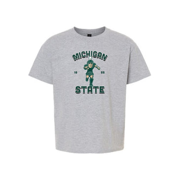 The Michigan State | Youth Sport Grey Tee