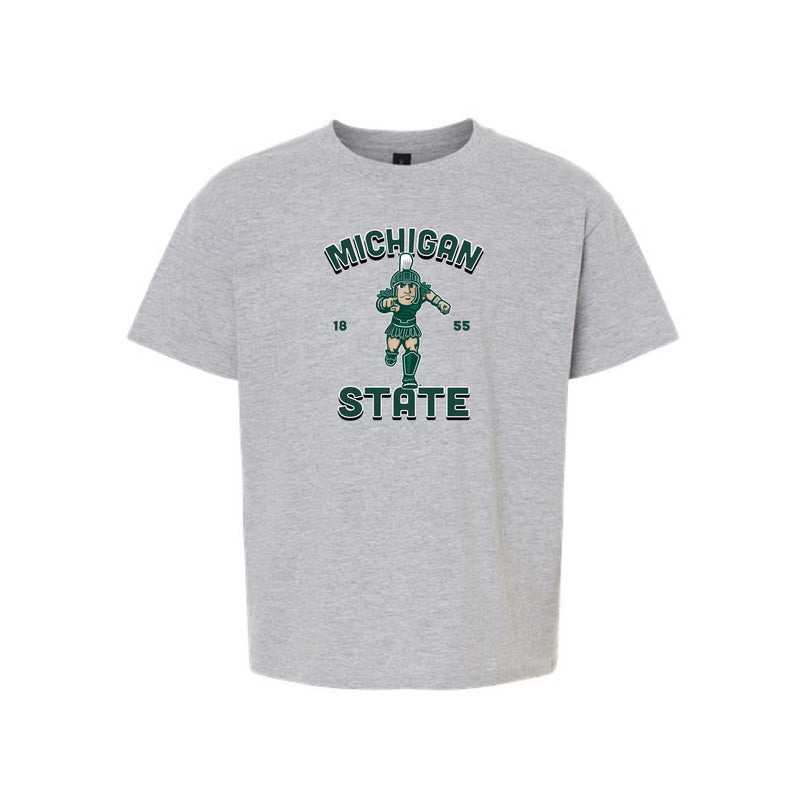 The Michigan State | Youth Sport Grey Tee