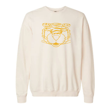 The Mike Head Outline | Ivory Sweatshirt