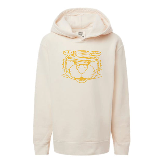 The Mike Head Outline | Youth Ivory Hoodie