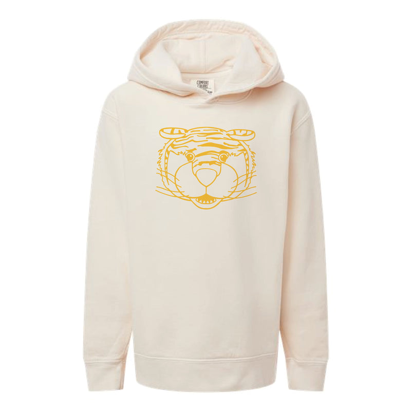 The Mike Head Outline | Youth Ivory Hoodie