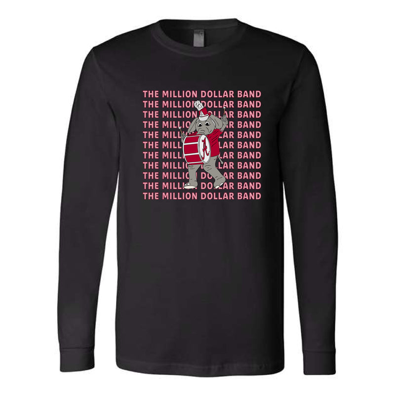 The Million Dollar Band Big Al | Black Long Sleeve Tee