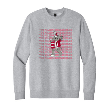 The Million Dollar Band Big Al | Light Heather Grey Crewneck Sweatshirt
