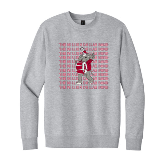 The Million Dollar Band Big Al | Light Heather Grey Crewneck Sweatshirt
