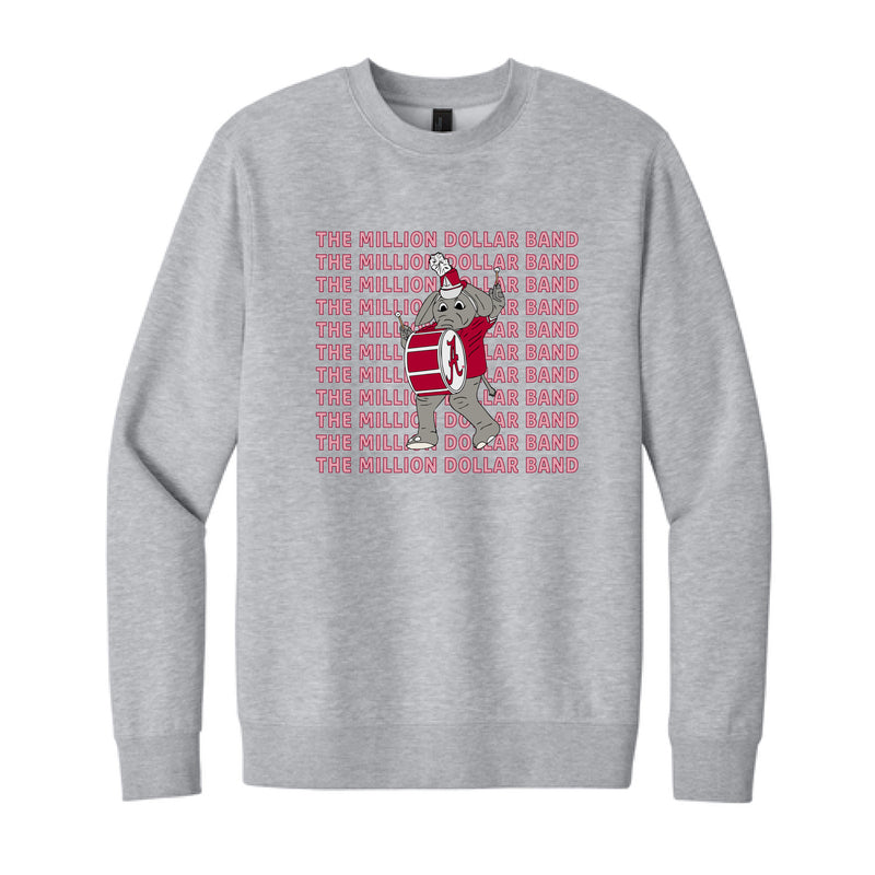 The Million Dollar Band Big Al | Light Heather Grey Crewneck Sweatshirt