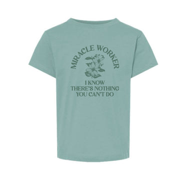 The Miracle Worker | Toddler Dusty Blue Tee