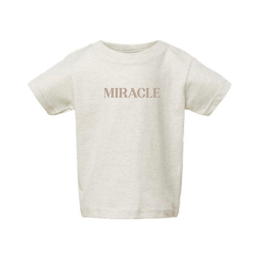 The Miracle | Infant Natural Heather Tee
