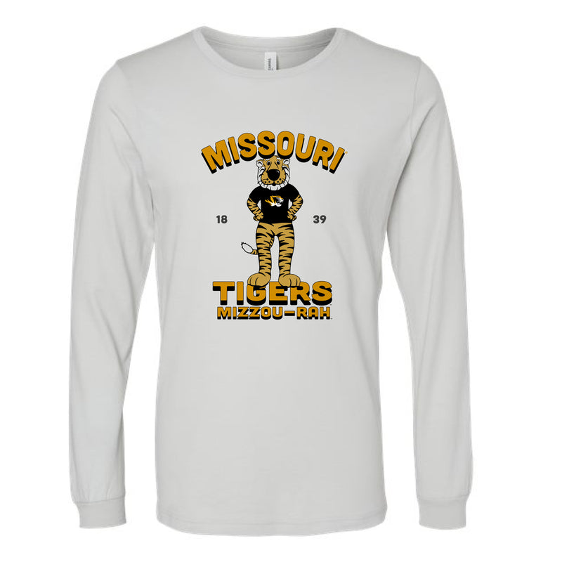 The Missouri Tigers Mizzou Rah | Silver Long Sleeve