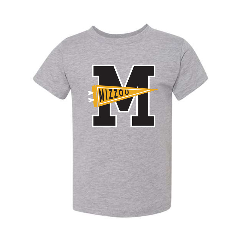 The Mizzou Pennant | Toddler Athletic Heather Tee