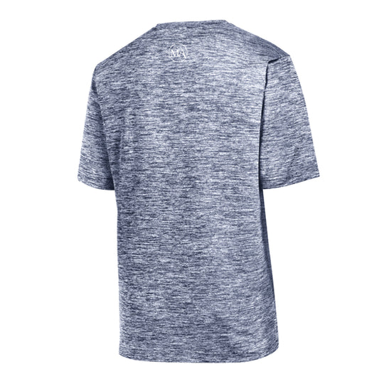 The Montgomery Academy Banner | Youth Navy Electric Performance Tee