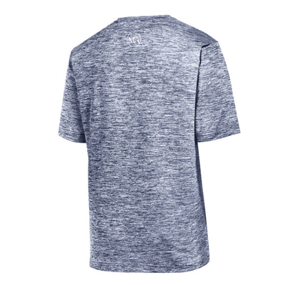 The Montgomery Academy Banner | Youth Navy Electric Performance Tee