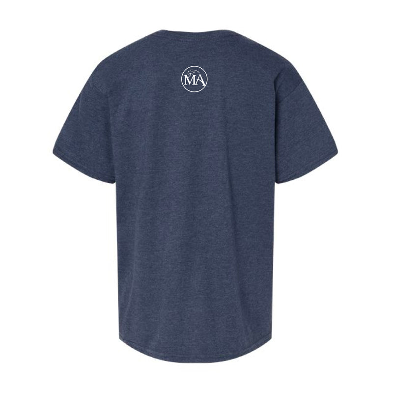 The Montgomery Eagles | Navy Mist Youth Tee