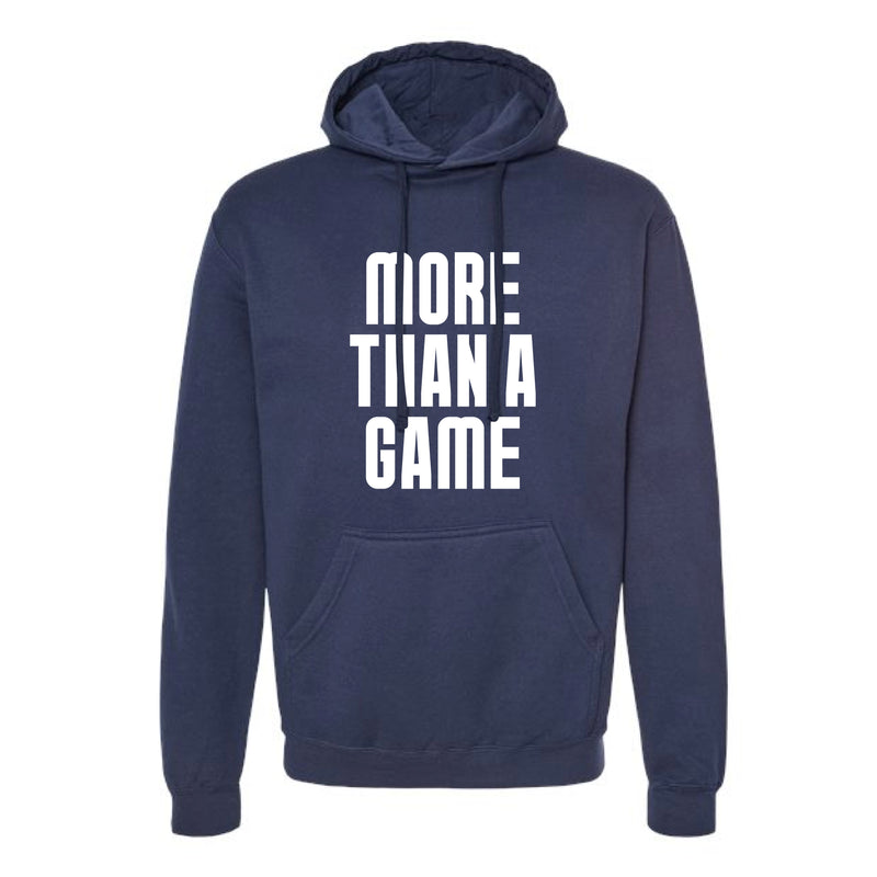 The More Than A Game | Navy Oversized Hooded Sweatshirt