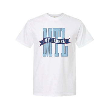 The Mt. Laurel Banner | Adult White Tee