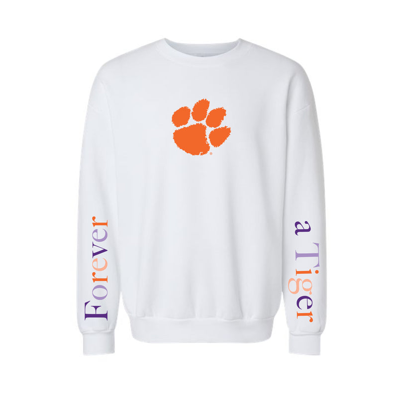 The Multi Forever A Tiger | Youth White Sweatshirt
