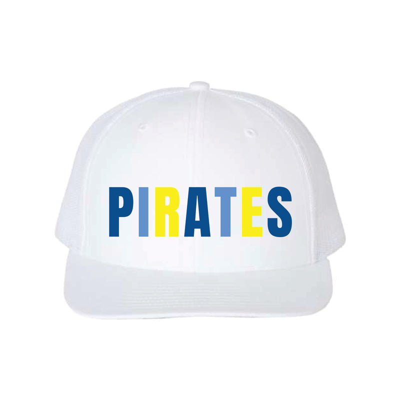The Multi Pirates | White Trucker Hat