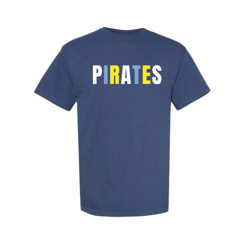 The Multi Pirates | Adult China Blue Tee