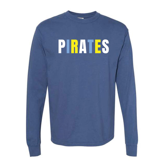 The Multi Pirates | Adult China Blue Long Sleeve Tee