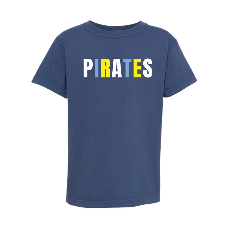 The Multi Pirates | Youth China Blue Tee