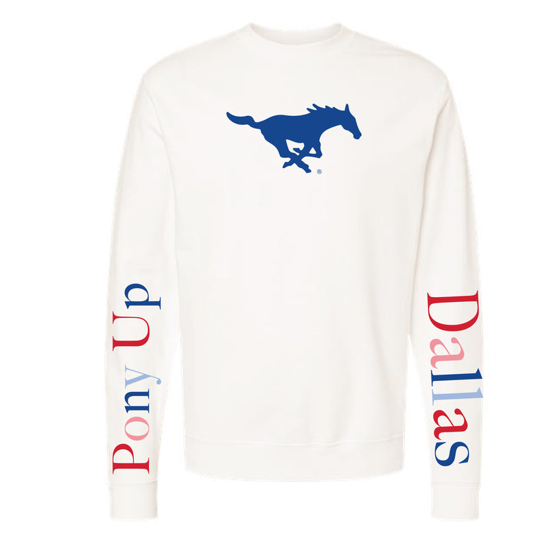 The Multi Pony Up Dallas | Bone Sweatshirt