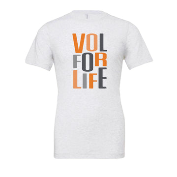 The Multi Vol For Life | Adult Ash Tee