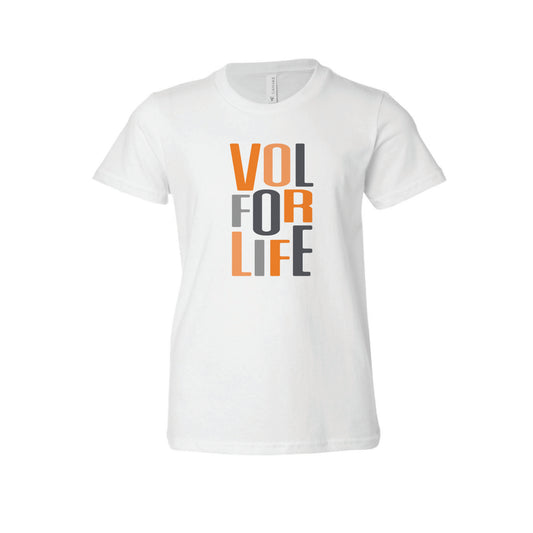 The Multi Vol For Life | Youth White Tee