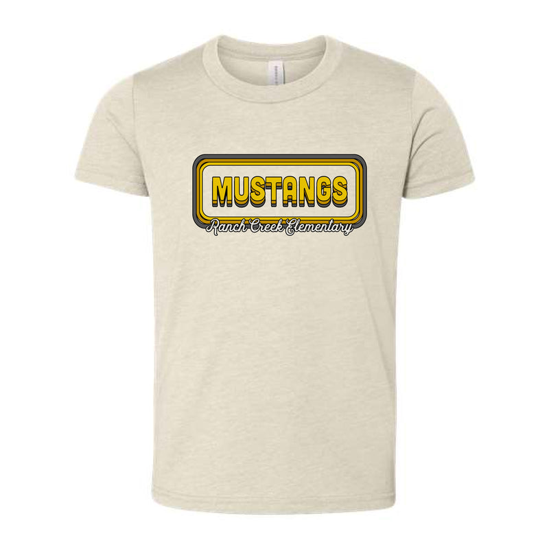 The Mustangs Multi Color | Heather Dust Youth Tee