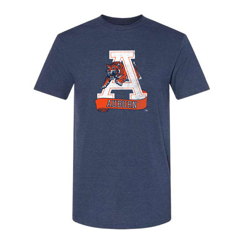 The Vintage Auburn A | Navy Mist Tee