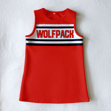 The NC State | Bright Red Classic Cheer Dress