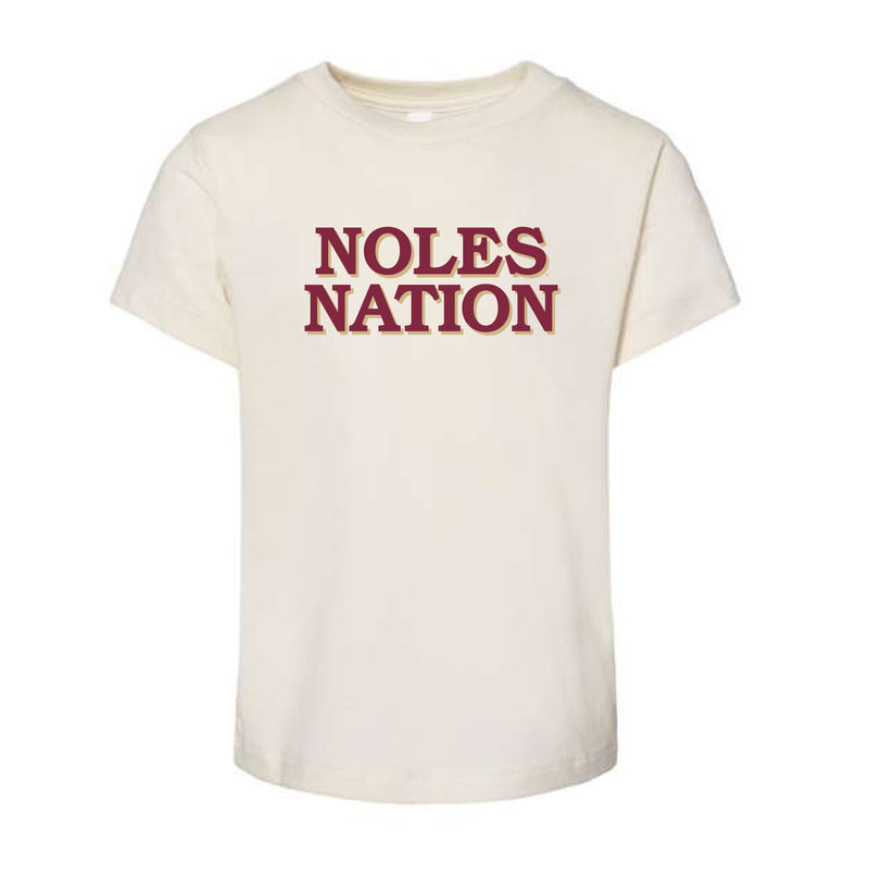 The Noles Nation | Toddler Natural Tee