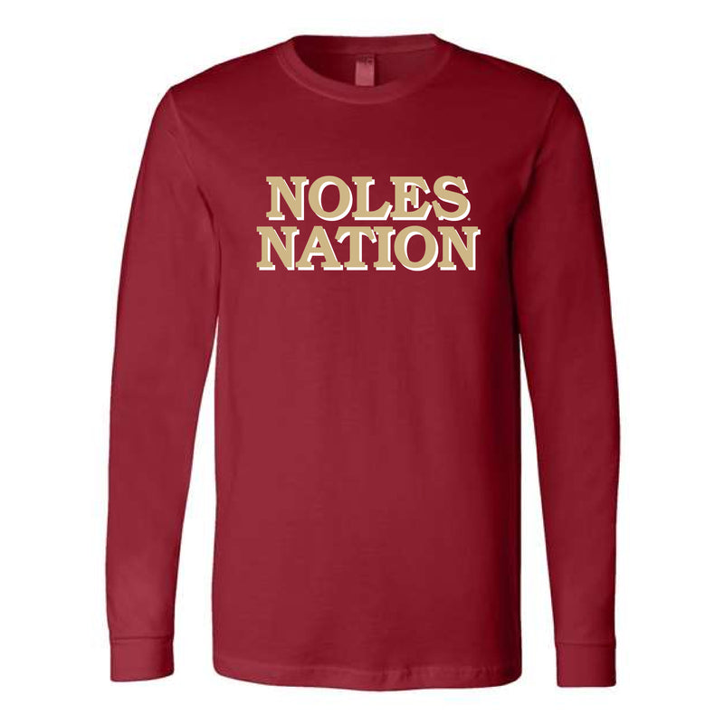 The Noles Nation | Cardinal Long Sleeve
