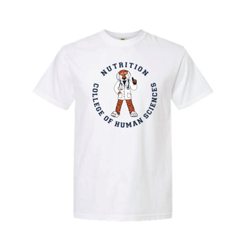 The NUTRI Aubie | Adult White Tee