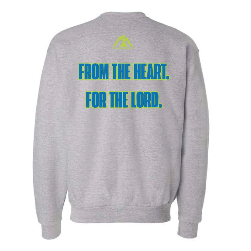 The Neon Stewardship | Adult Light Steel Crewneck Sweatshirt