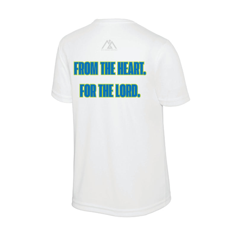 The Neon Stewardship | Youth White Performance Tee