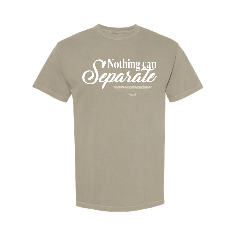 The Nothing Can Separate | Adult Sandstone Tee