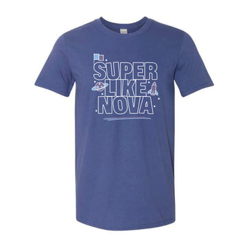 The Nova Outline | Adult Metro Blue Tee