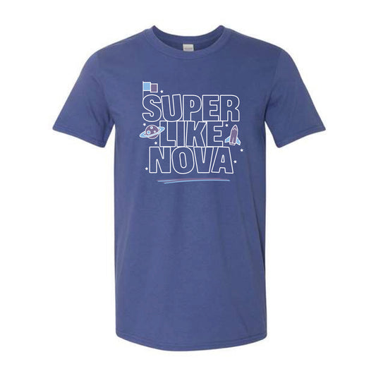The Nova Outline | Adult Metro Blue Tee
