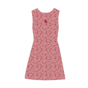 The Grace Oklahoma Pattern Dress | Baby Crimson