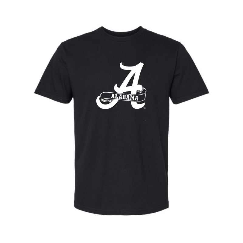 The  Alabama A | Pitch Black Tee