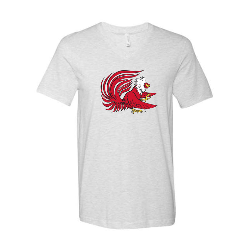 The Old School Gamecocks | Ash V-Neck Tee