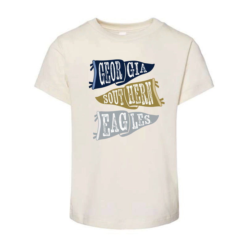 The Ole Georgia Southern Flags | Toddler Natural Tee