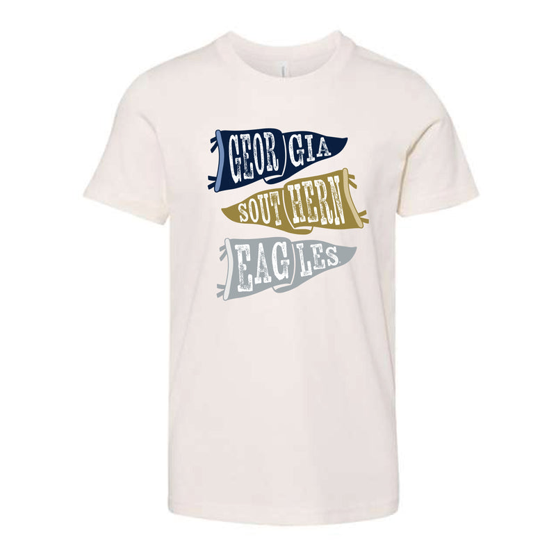 The Ole Georgia Southern Flags | Youth Natural Tee