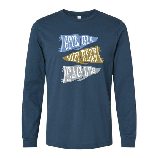 The Ole Georgia Southern Flags | Vintage Navy Long Sleeve