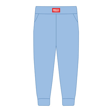 The Becca Joggers Hotty Toddy Woven Label | Youth Light Blue