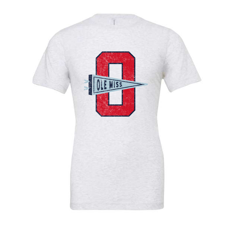 The Ole Miss Pennant | Ash Tee