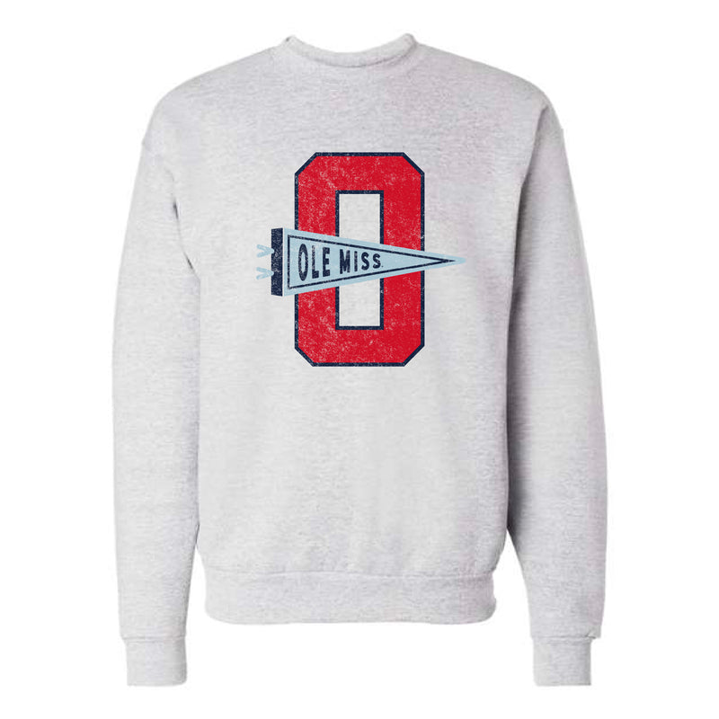 The Ole Miss Pennant | Ash Sweatshirt