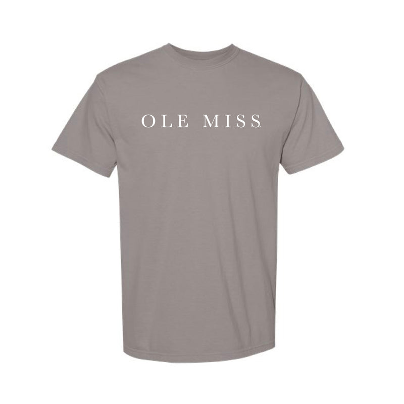 The Ole Miss Serif | Grey Tee