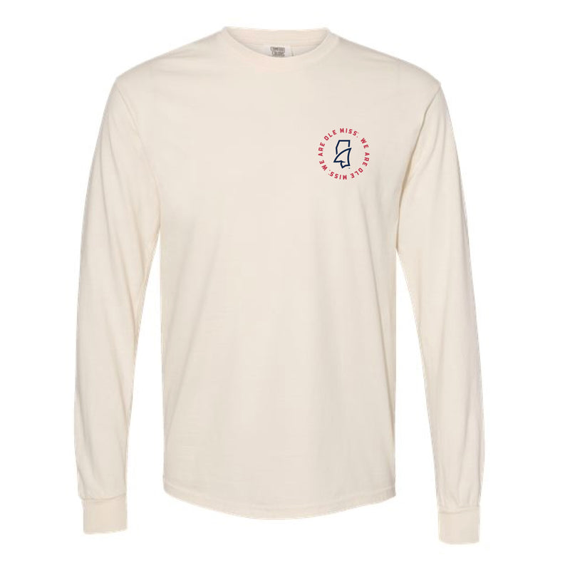 The Ole Miss Spirit Circle | Ivory Long Sleeve