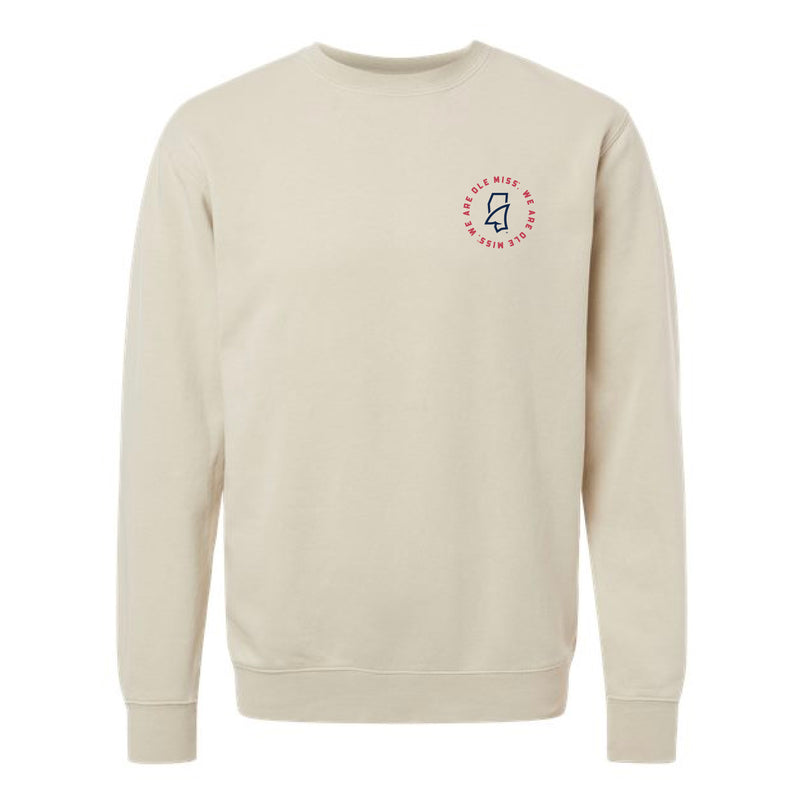 The Ole Miss Spirit Circle | Pigment Ivory Sweatshirt